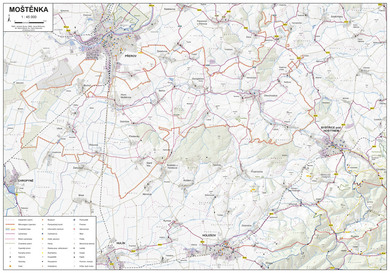 Cykloturistická mapa z roku 2010